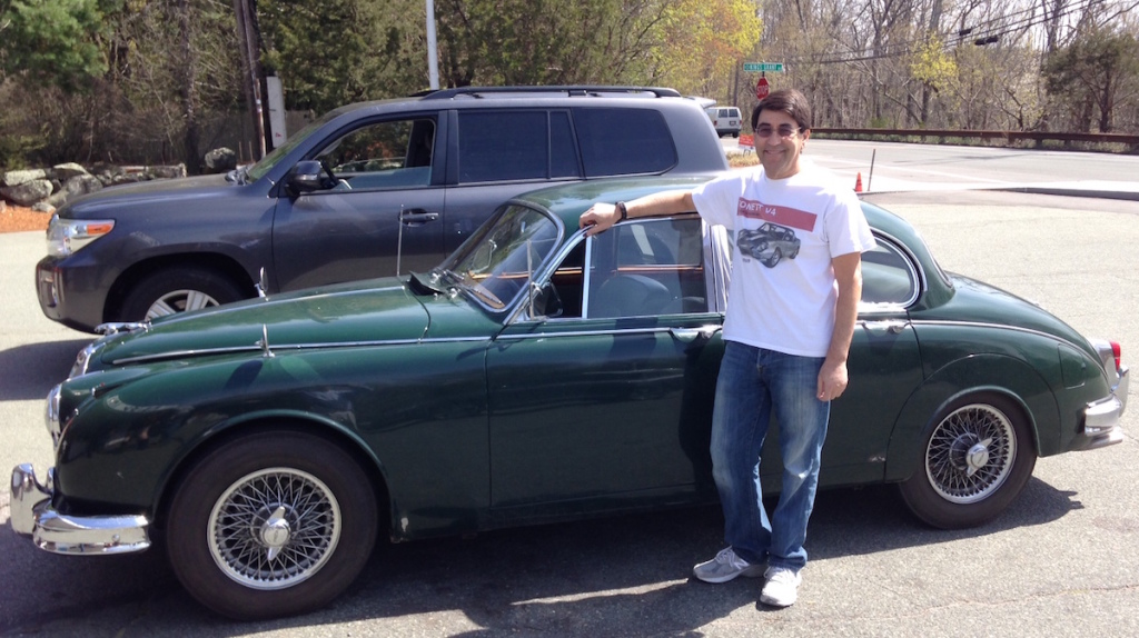 Eric on a test drive in May 2014