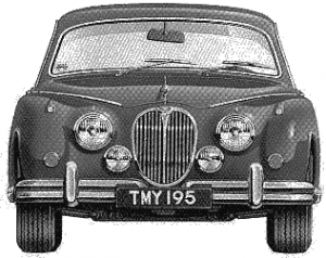 Jaguar Mk2 1959 blueprint